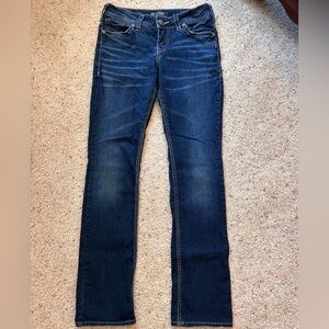 Silver Jeans Women's Dark Blue Jeans